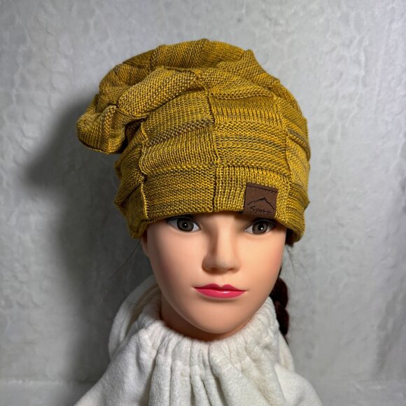 Oversized Baggy Slouchy Thick Winter Beanie Hat Winter Warm Fleece Lined - Picture 1 of 7
